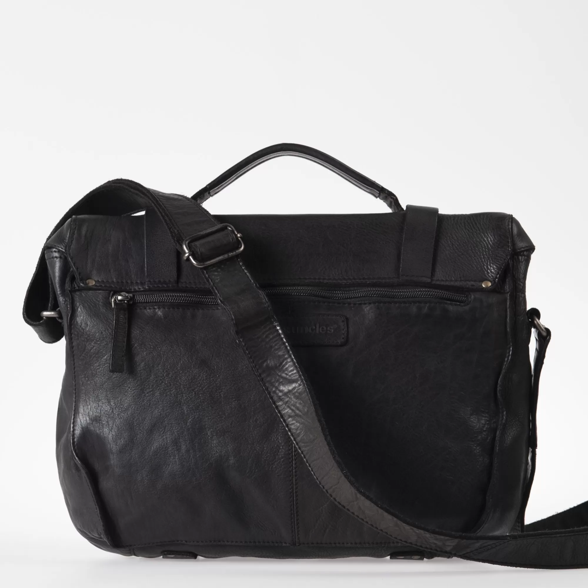 Cheap The Barber Shop Bandholz Charcoal Black Laptoptassen