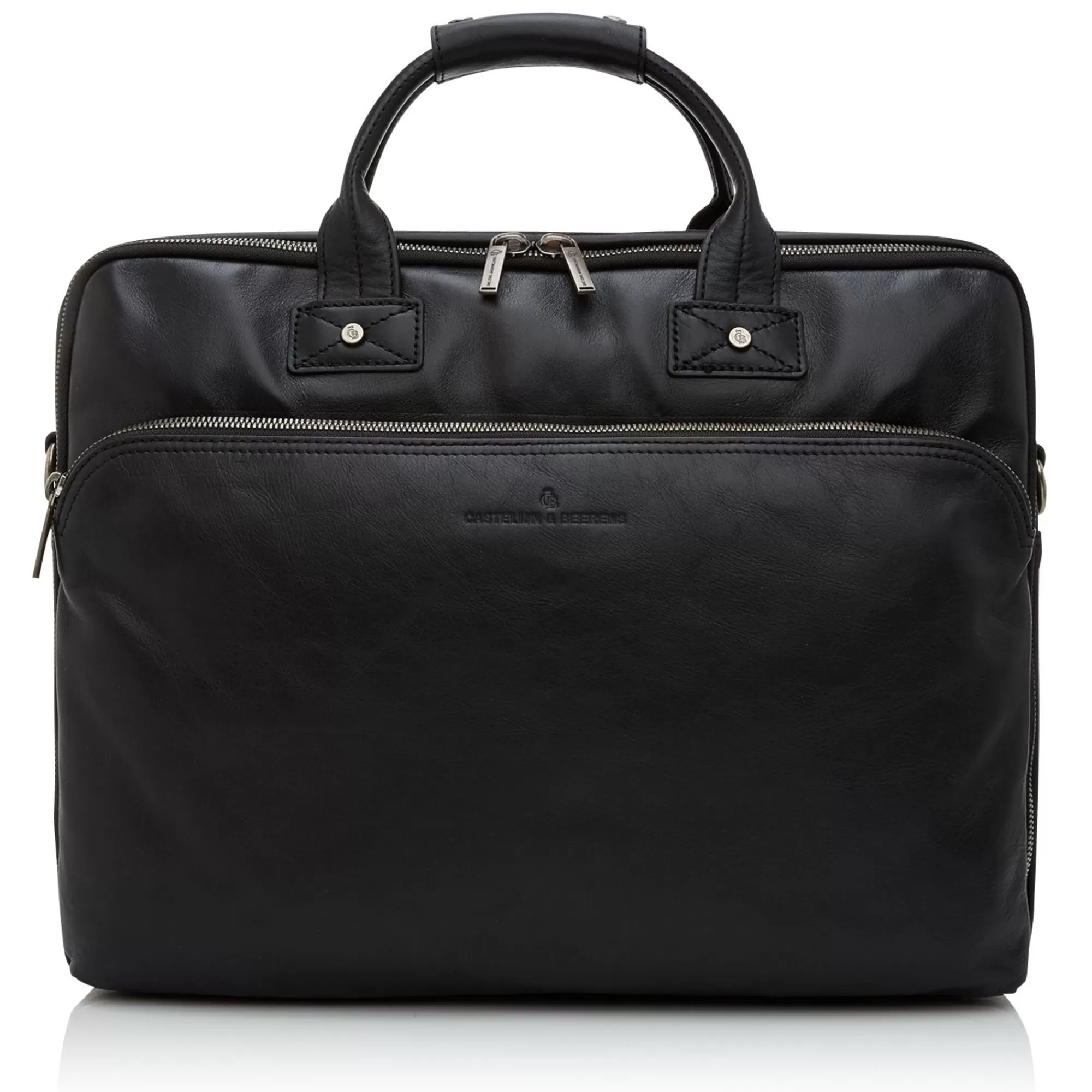 Flash Sale Firenze Laptop Bag 17" + Tablet Double Zip Black Laptoptassen