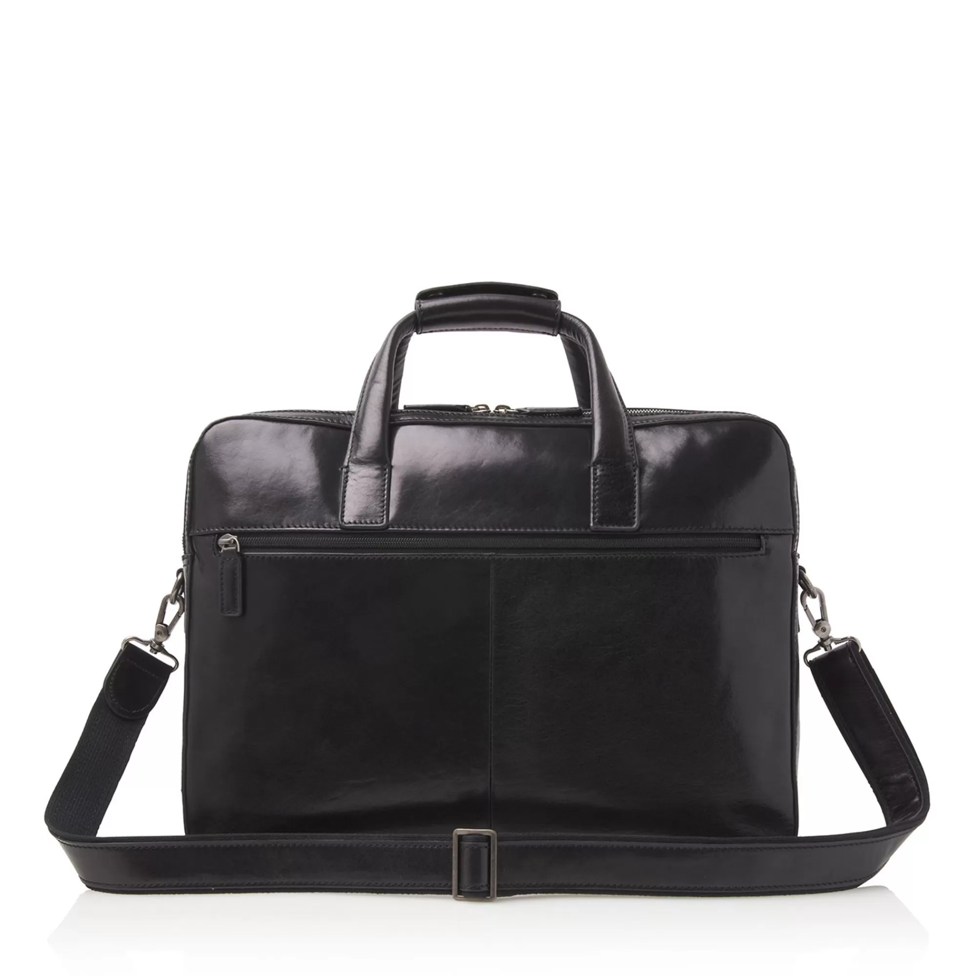Best Gaucho Paul Laptop Bag 15.6" Double Zip Black Laptoptassen