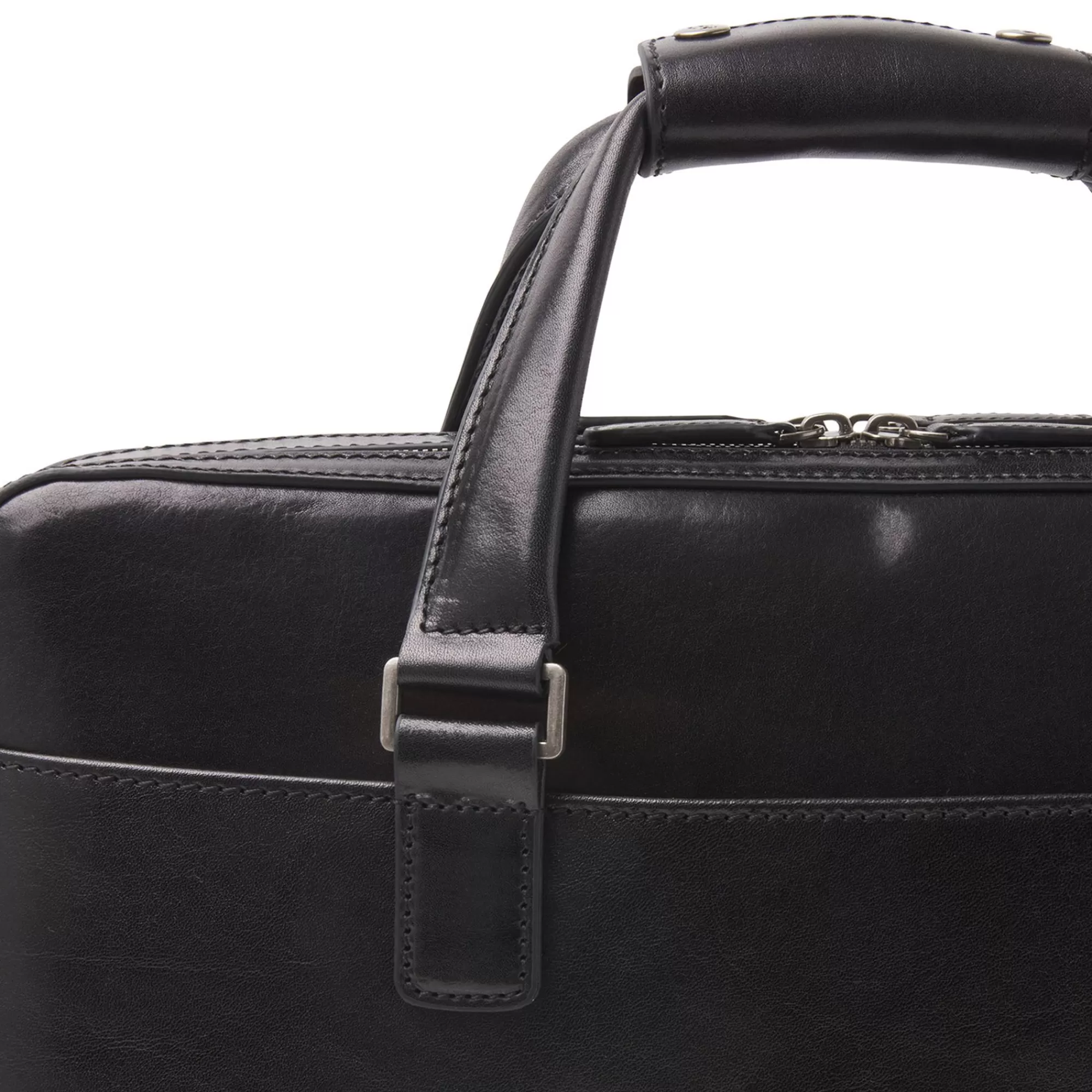 Best Gaucho Paul Laptop Bag 15.6" Double Zip Black Laptoptassen