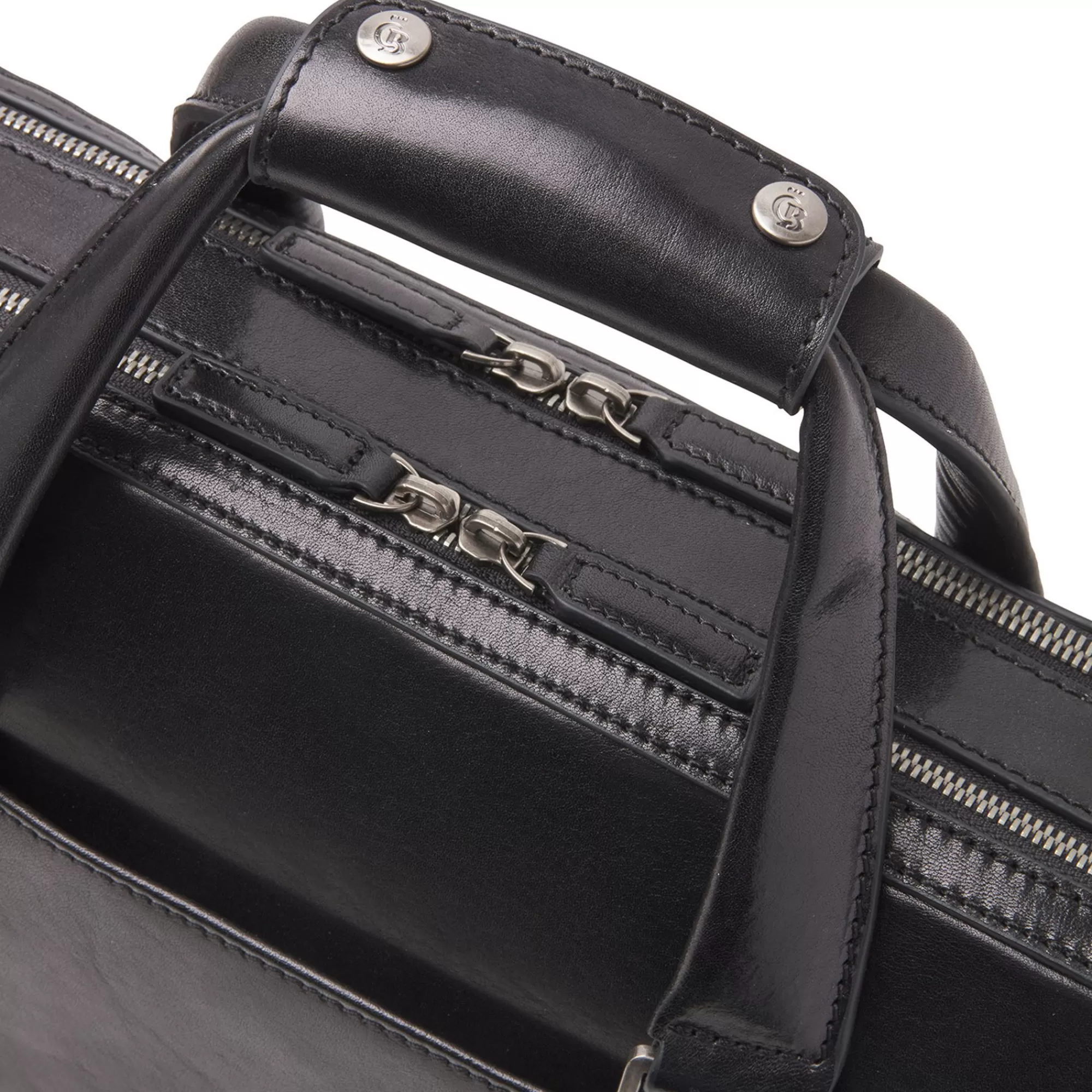 Best Gaucho Paul Laptop Bag 15.6" Double Zip Black Laptoptassen