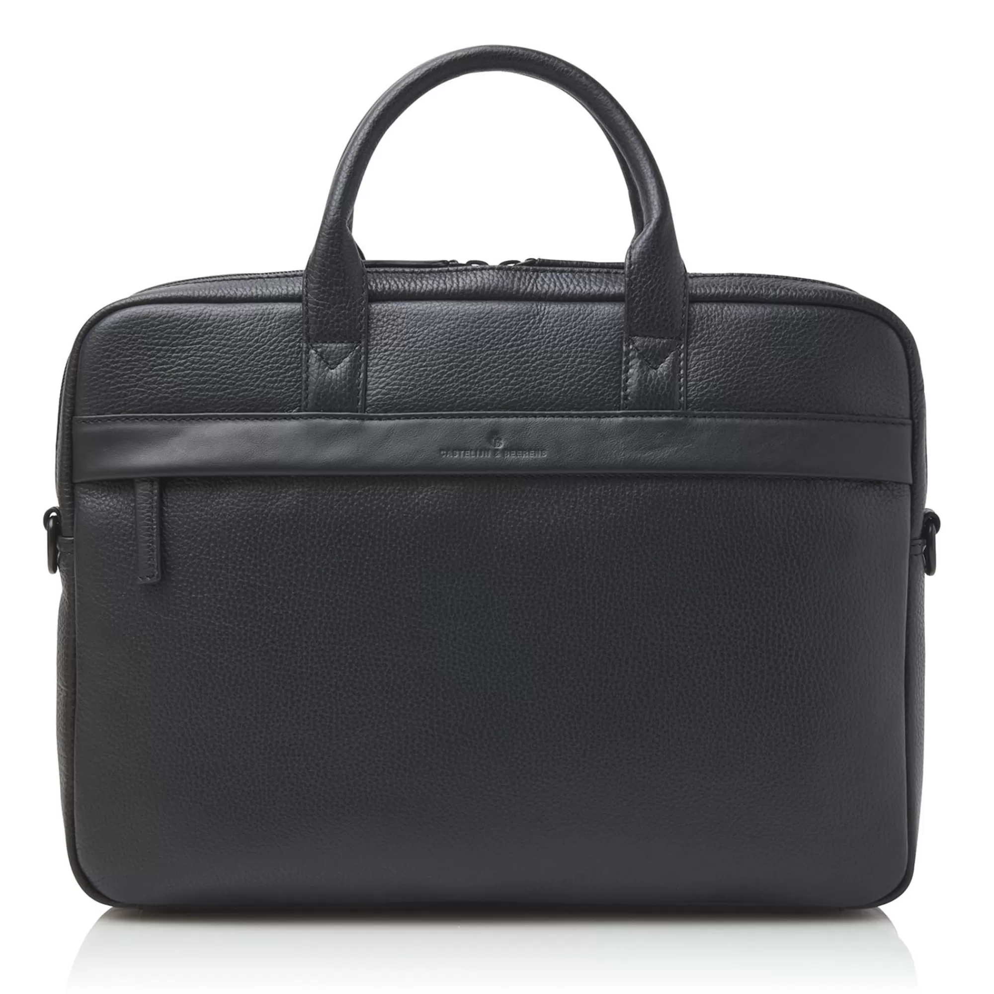 Fashion Onyx Alpha Laptop Bag 15.6" Double Zip Black Laptoptassen