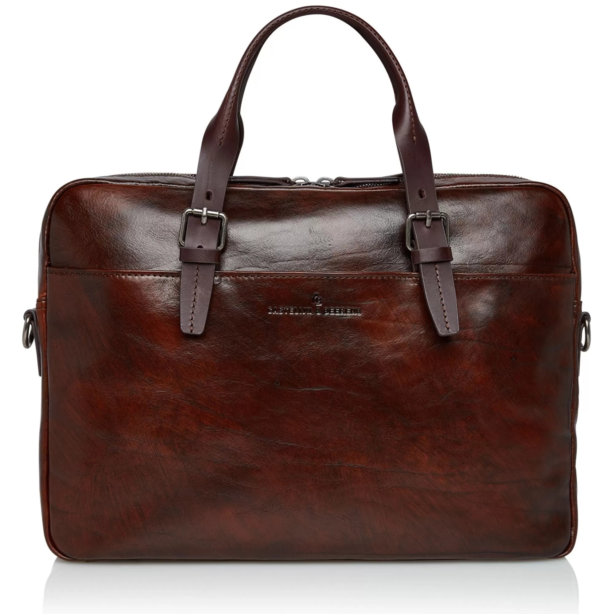 Cheap Rien Laptop Bag 15.6" + Tablet Single Zip Cognac Laptoptassen