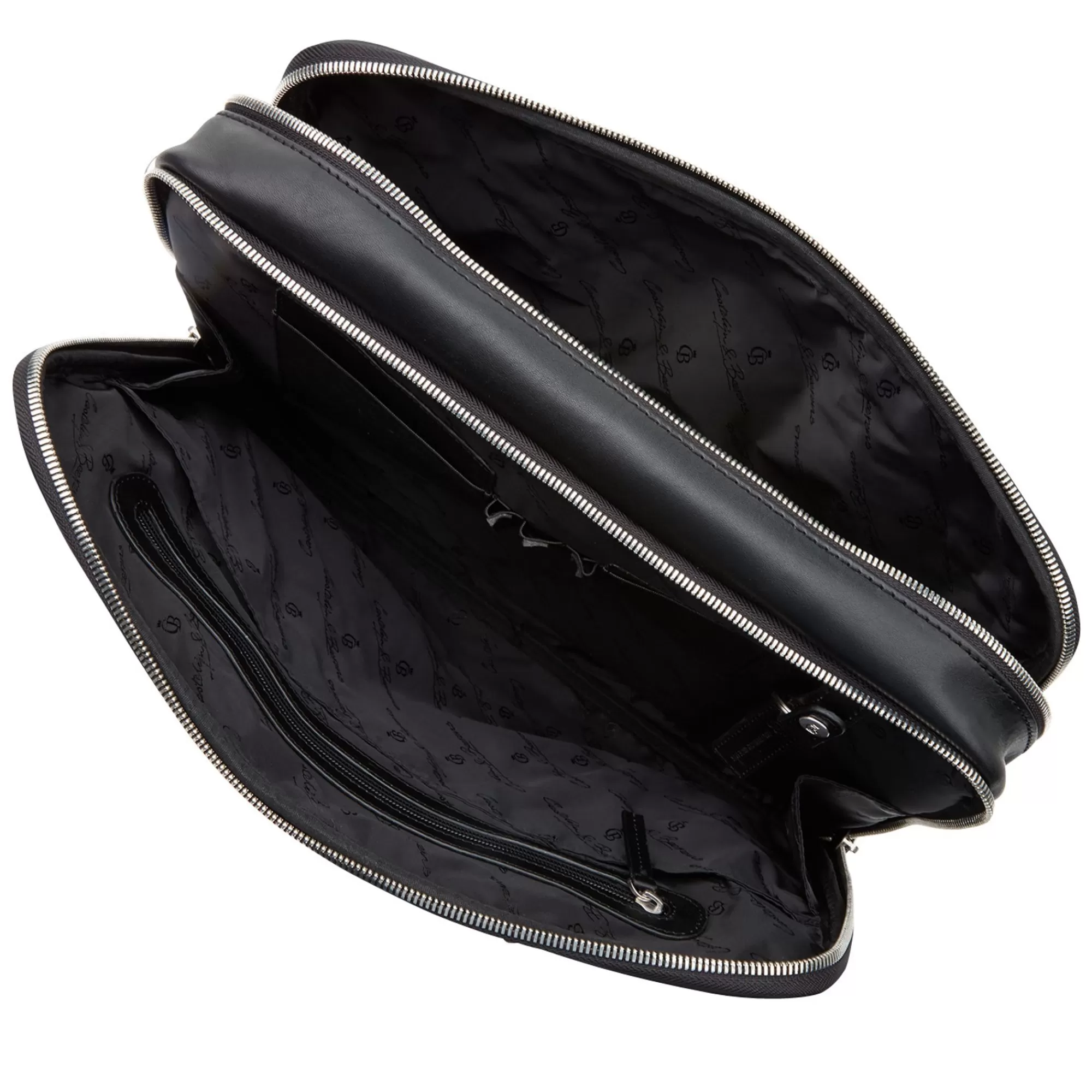 Hot Verona Laptop Bag 15.6" + Tablet Double Zip Black Laptoptassen