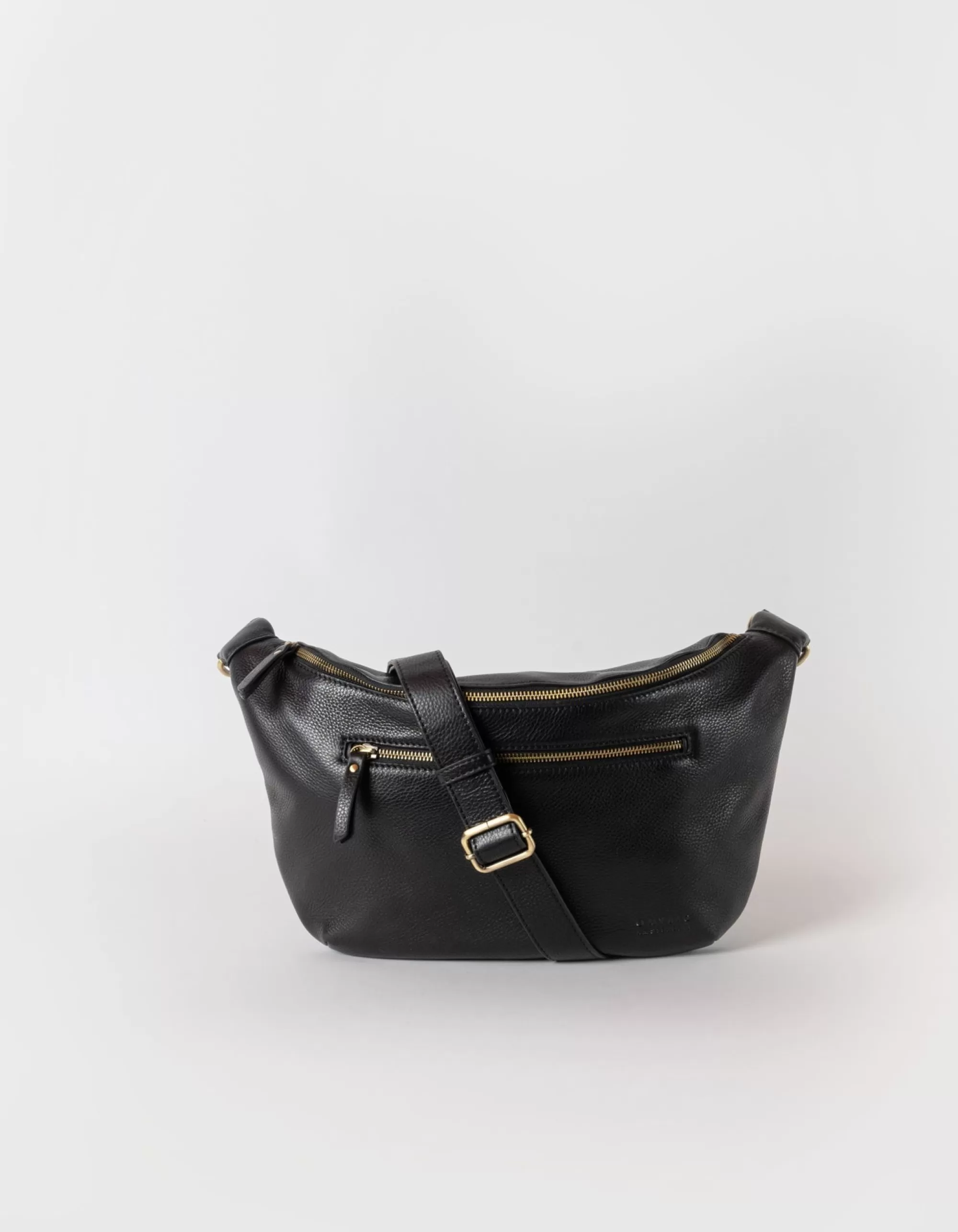 Store Drew Maxi Black Soft Grain Leather Heuptassen