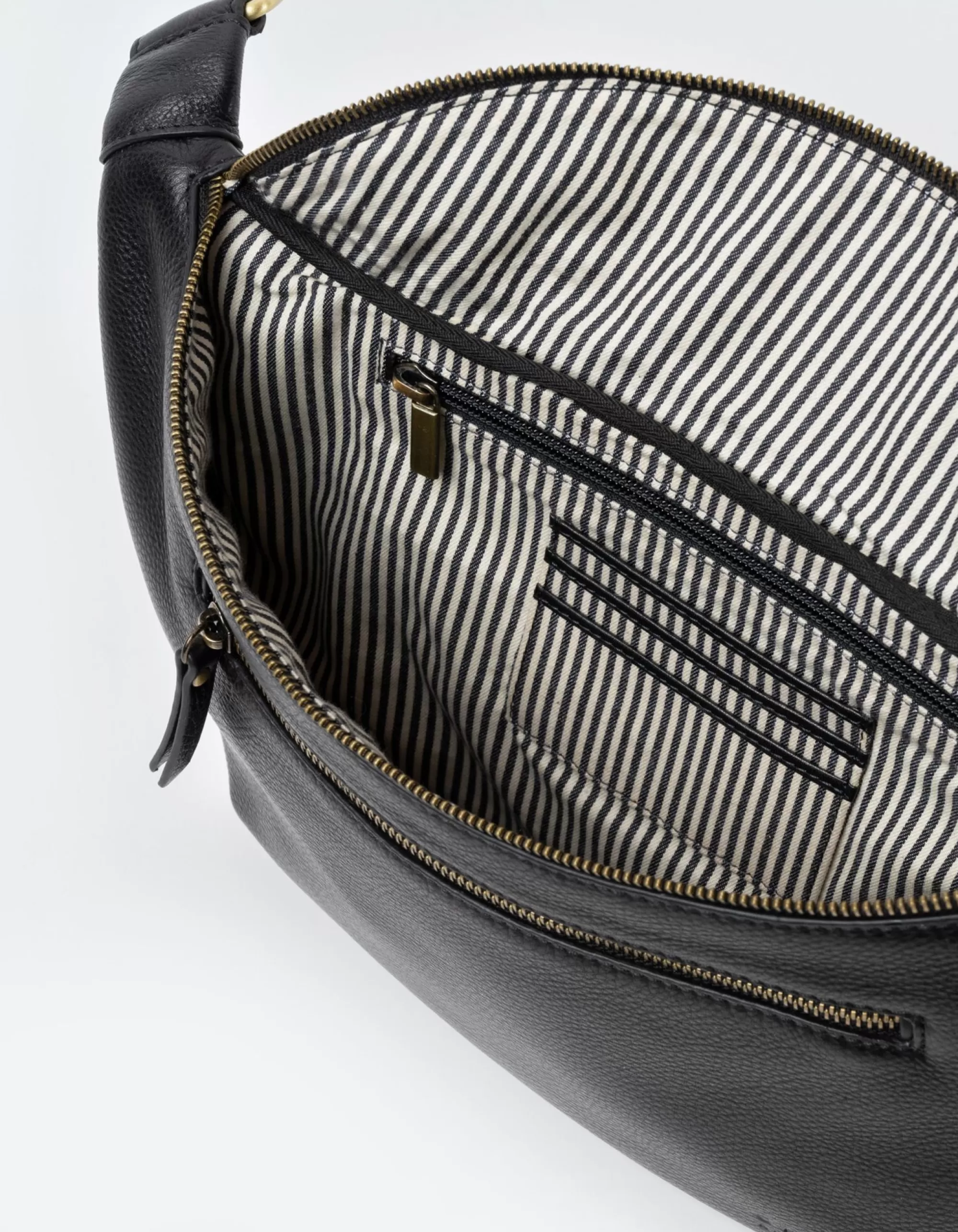 Store Drew Maxi Black Soft Grain Leather Heuptassen