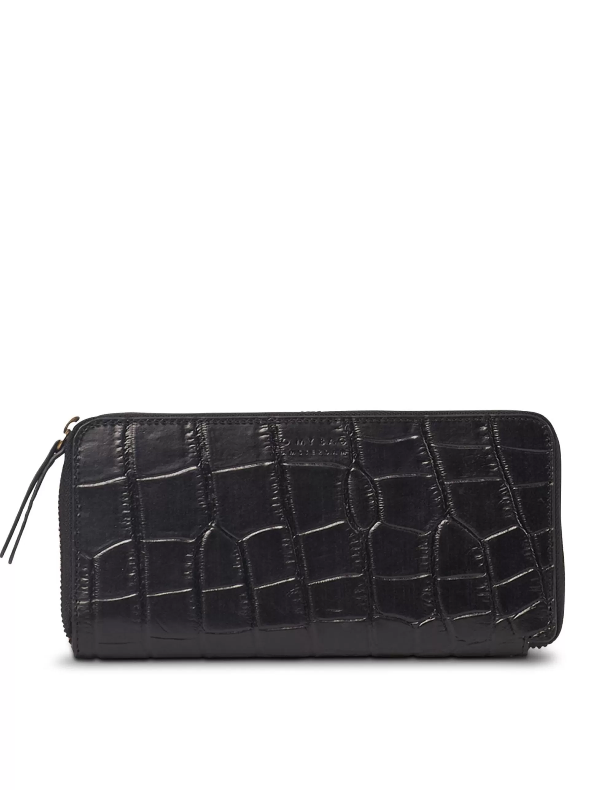 Hot Sonny Wallet Classic Black Croco Dames Portemonnees
