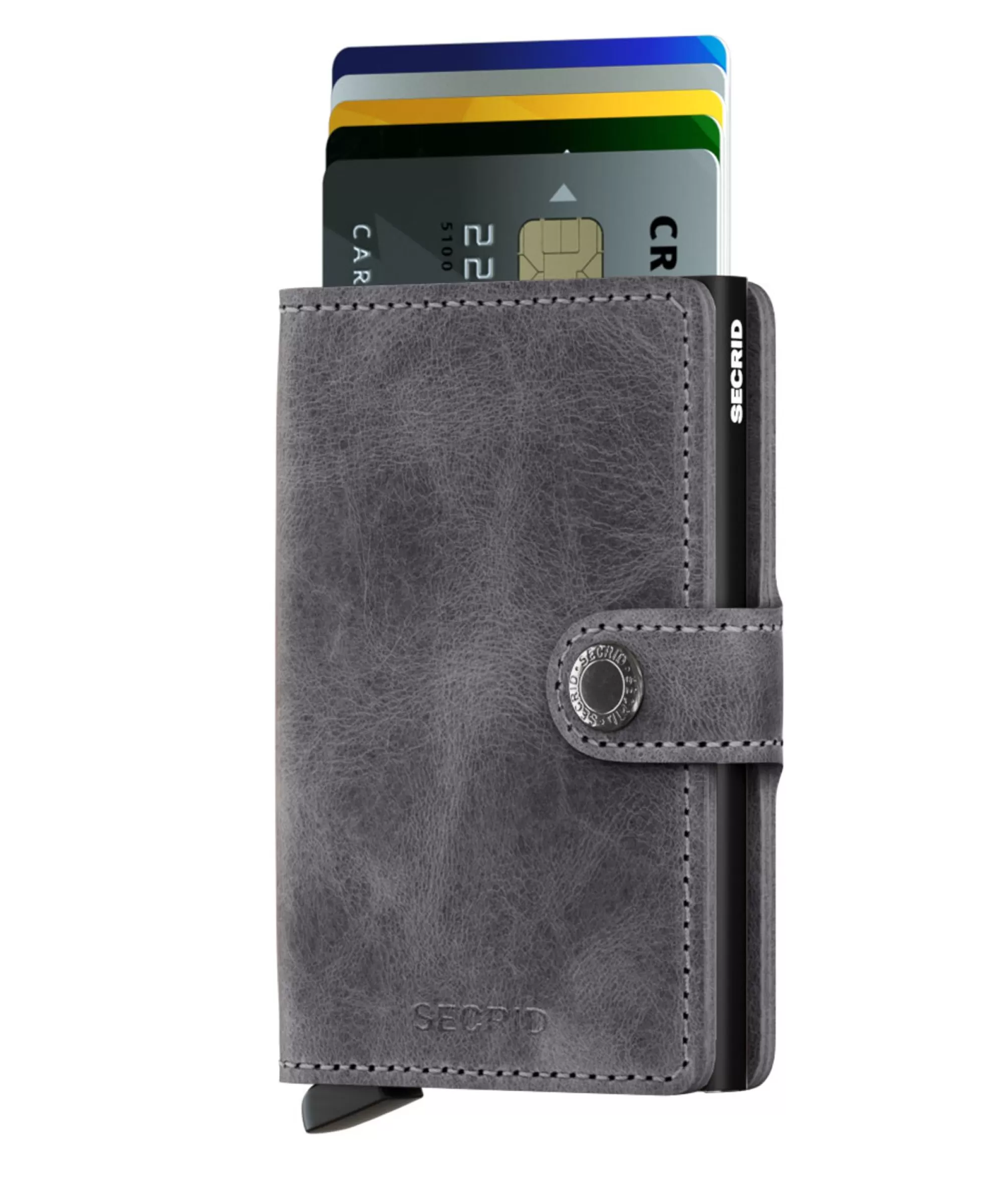 Cheap Miniwallet Vintage Grey Black Pasjeshouders
