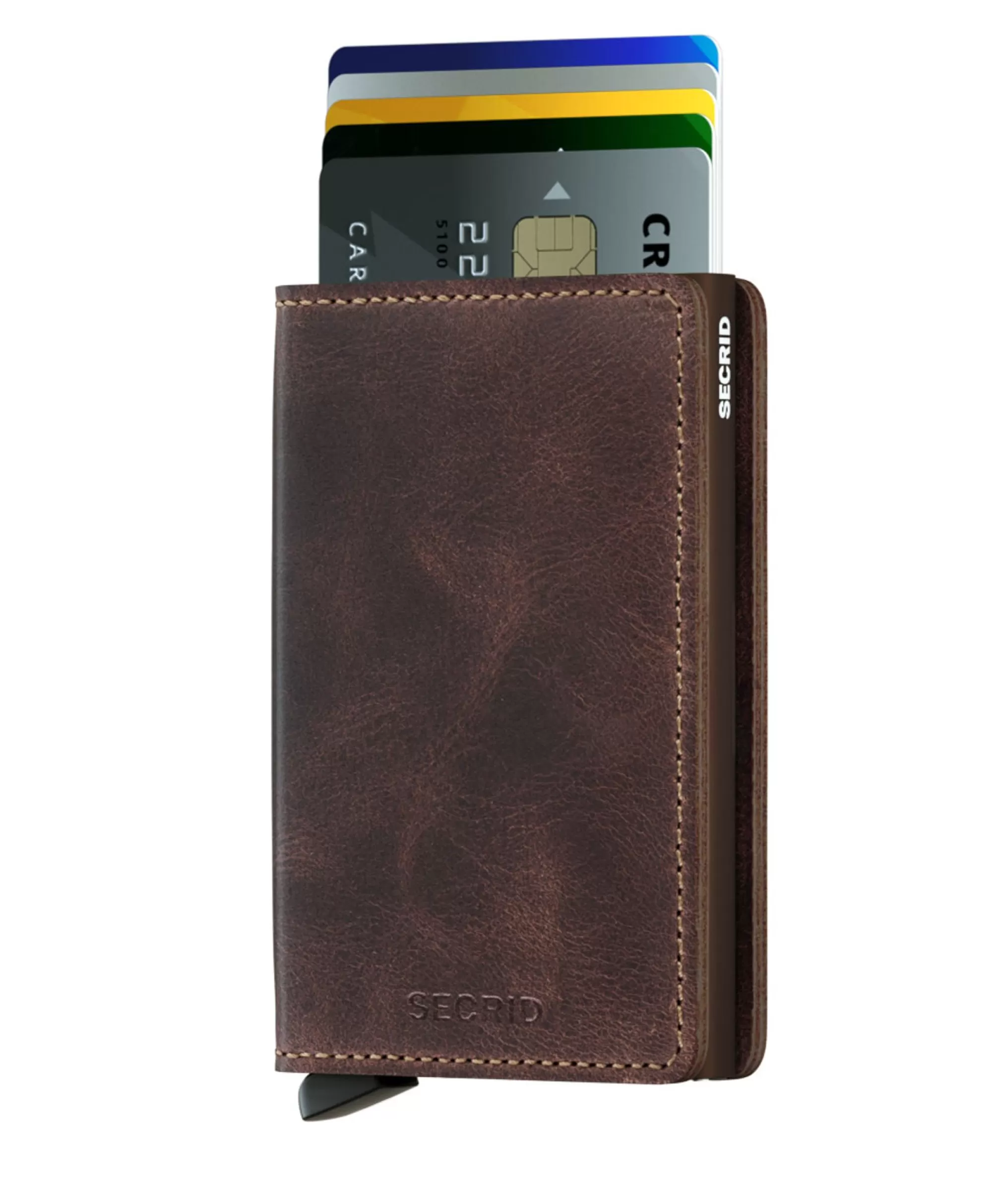 Fashion Slimwallet Vintage Chocolate Pasjeshouders