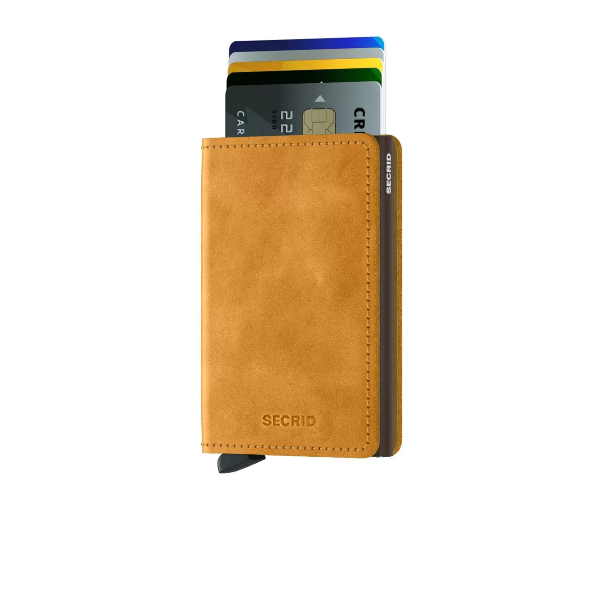 Flash Sale Slimwallet Vintage Ochre Pasjeshouders