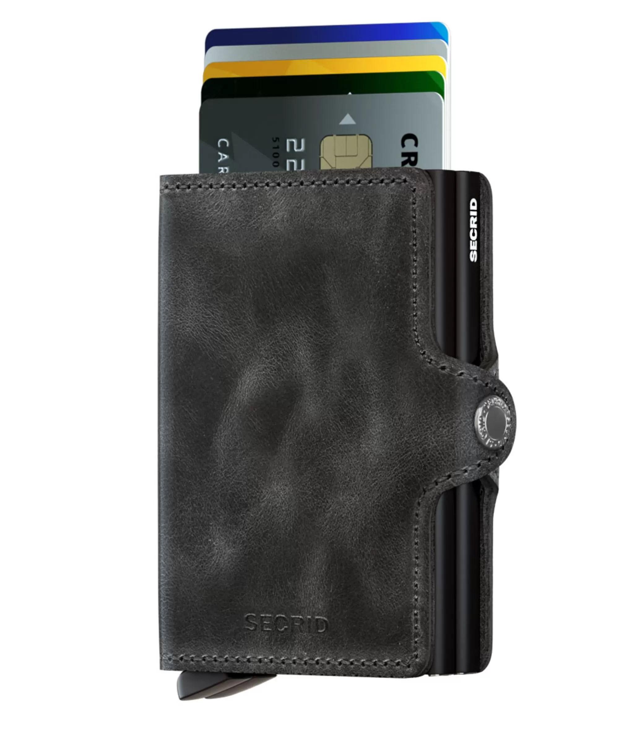 Best Twinwallet Vintage Black Pasjeshouders